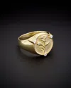Sphera Milano Ds Design Pinky Ring Yellow Gold Sta In Gold
