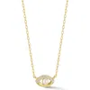 Sphera Milano Evil Eye Pendant Necklace In Gold
