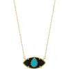 Sphera Milano Evil Eye Pendant Necklace In Multi