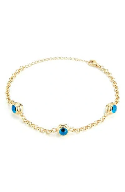 Sphera Milano Eye Eye Station Bracelet In Gold