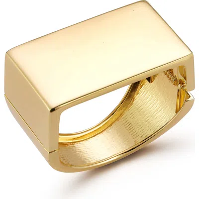 Sphera Milano Flat Top Bangle Bracelet In Gold