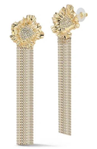 Sphera Milano Flower Drop Earrings