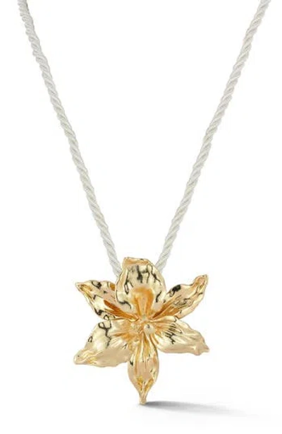 Sphera Milano Flower Statement Necklace In Gold