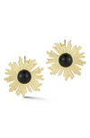 Sphera Milano Flower Statement Stud Earrings