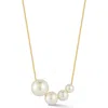 Sphera Milano Freshwater Pearl Necklace In Gold