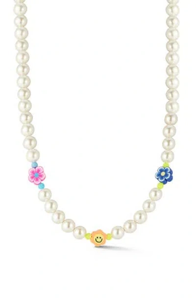 Sphera Milano Freshwater Pearl Necklace In White