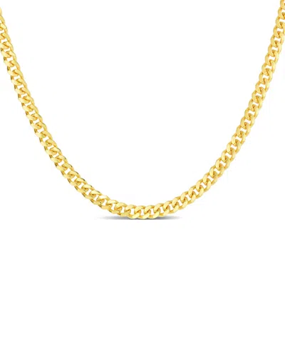 Sphera Milano Gold Over Silver Italian Curb Link Chain Necklace