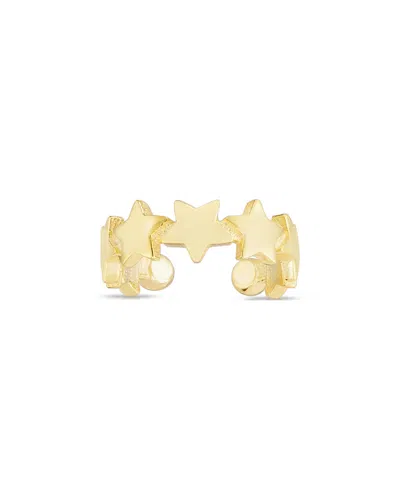 Sphera Milano Gold Over Silver Star Ear Cuff