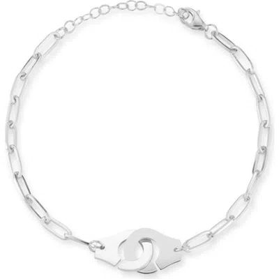 Sphera Milano Handcuff Chain Bracelet In Metallic