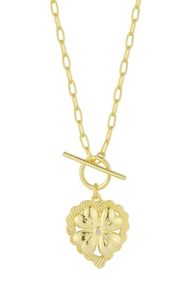 Sphera Milano Heart Pendant Necklace In Gold