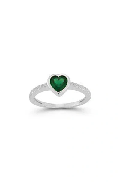 Sphera Milano Heart Ring In Silver