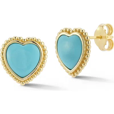 SPHERA MILANO SPHERA MILANO HEART STUD EARRINGS