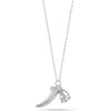 Sphera Milano Silver Cz Horn Necklace