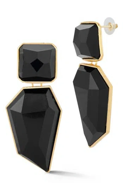 Sphera Milano Large Crystal Drop Earrings