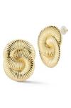 Sphera Milano Large Statement Stud Earrings