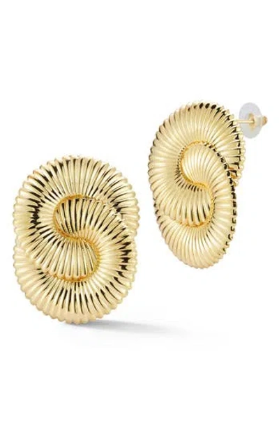 Sphera Milano Large Statement Stud Earrings