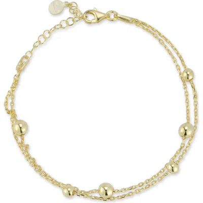 Sphera Milano Layered Ball Chain Bracelet In Gold