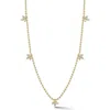 Sphera Milano Leaf Station Necklace In Gold