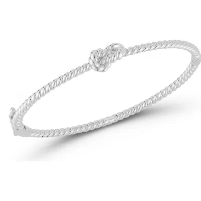 Sphera Milano Love Knot Bangle In Black