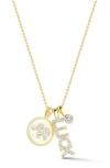Sphera Milano Luck Pendant Necklace In Gold