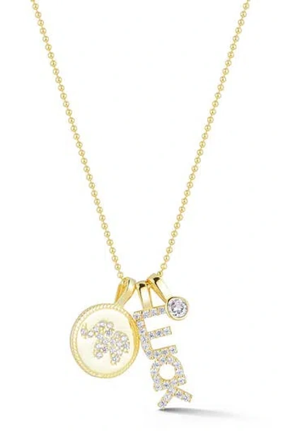 Sphera Milano Luck Pendant Necklace In Gold