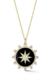 Sphera Milano Medallion Pendant Necklace In Gold