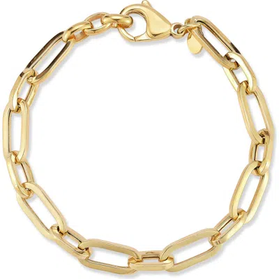 Sphera Milano Paperclip Link Bracelet In Gold