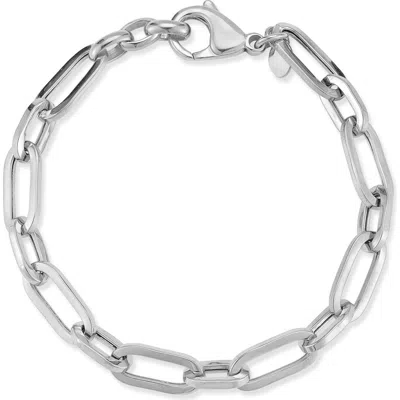 Sphera Milano Paperclip Link Bracelet In Silver