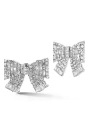 Sphera Milano Pavé Bow Stud Earrings