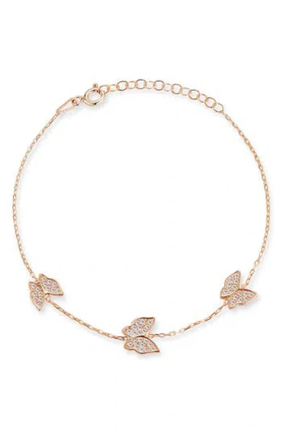 Sphera Milano Pavé Butterfly Bracelet In Gold