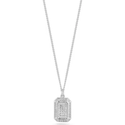 Sphera Milano Pavé Pendant Necklace In Silver