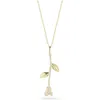 Sphera Milano Pavé Rose Pendant Necklace In Gold