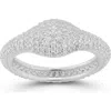 Sphera Milano Pavé Signet Ring In Silver