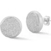 Sphera Milano Pavé Stud Earrings In Metallic