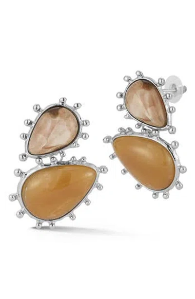 Sphera Milano Pebble Drop Earrings