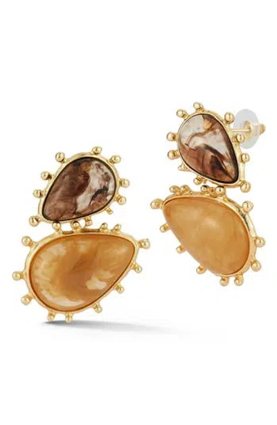 Sphera Milano Pebble Drop Earrings