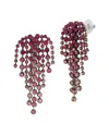 Sphera Milano Crystal Fringe Drop Earrings