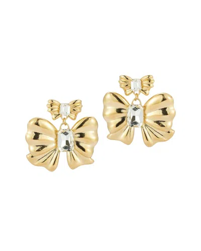 SPHERA MILANO SPHERA MILANO PLATED BOW EARRINGS