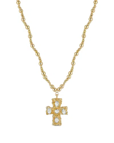 SPHERA MILANO SPHERA MILANO PLATED CROSS NECKLACE
