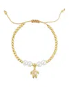 Sphera Milano Plated Cz Bracelet In Gold