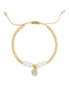 Sphera Milano Plated Cz Bracelet In Gold