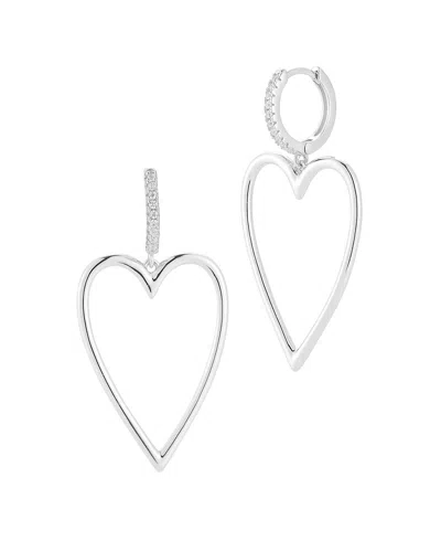 Sphera Milano Plated Cz Earrings In Metallic