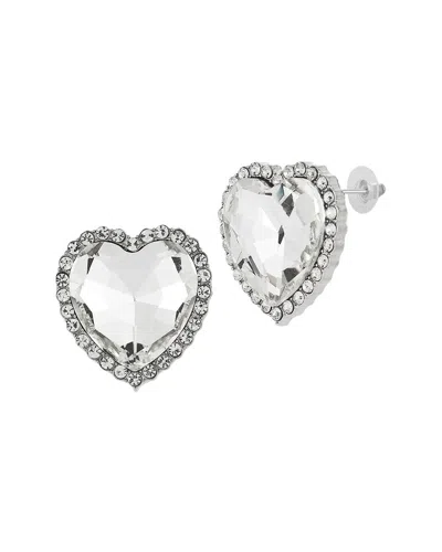 Sphera Milano Plated Cz Earrings In Metallic