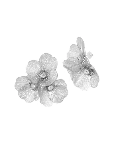 Sphera Milano Plated Cz Earrings In Metallic