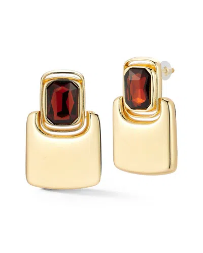 Sphera Milano Plated Cz Earrings In Gold