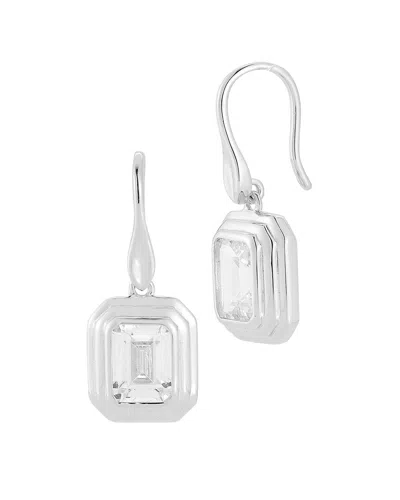 Sphera Milano Plated Cz Earrings In Metallic