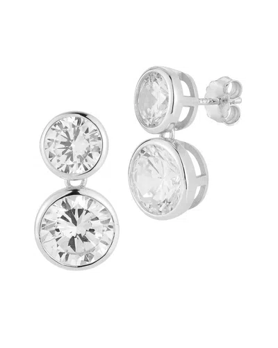 Sphera Milano Plated Cz Earrings In Metallic