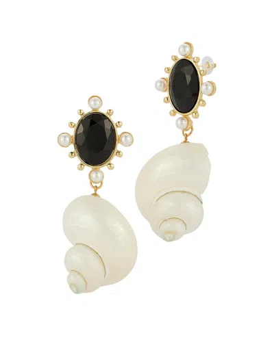 Sphera Milano Plated Cz Earrings In Neutral