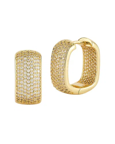 Sphera Milano Plated Cz Earrings In Transparent