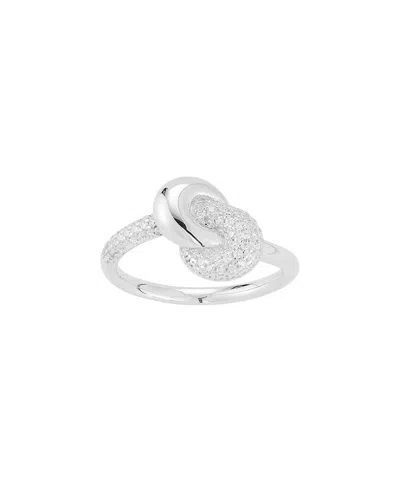 Sphera Milano Plated Cz Ring In Metallic